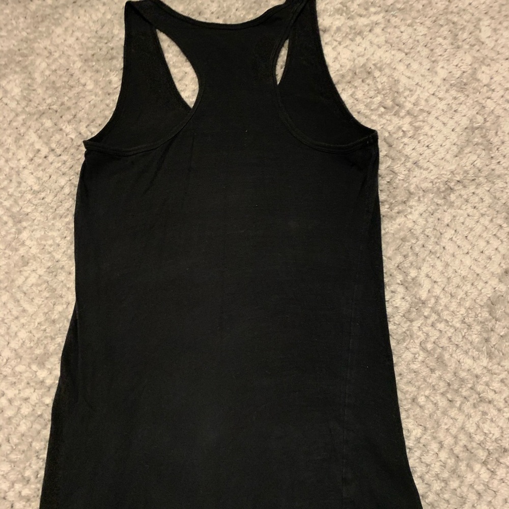 Black tank top